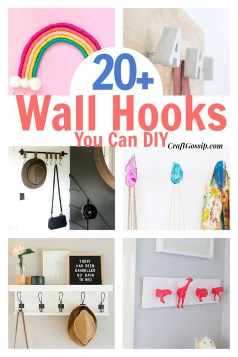 I am a firm believer in everything has a place, and everything should be in its place. So it is no wonder I love wall hooks, hooks for bags, hooks for coats, and wall hooks for keys. Organization at … Read the rest Hook Ideas For Coats, S Hooks Ideas, How To Make Hooks For Hanging, Renter Friendly Coat Hooks, Creative Wall Hooks, Individual Coat Hooks, Homemade Coat Hooks, Diy Hooks For Hanging, Wall Hooks Diy