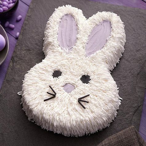 Bunny Cake Pan, Easter Cake Easy, Bunny Cakes, Bunny Birthday Cake, Easter Cake Recipes, Dessert Original, Easter Sweets, Easter Bunny Cake, Rabbit Cake