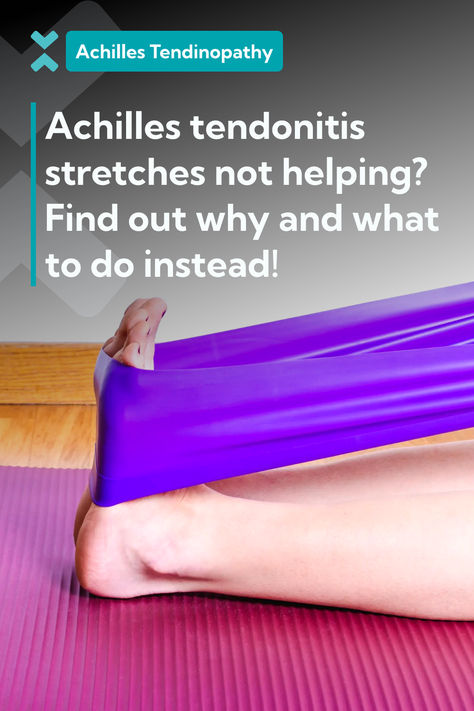 Stretching to relieve tight calves and Achilles tendons can be tempting, but research shows this isn’t always the best approach. Find out more on our blog. Stretch Achilles Tendon, Achilles Stretches Physical Therapy, Achilles Tendon Exercises, Tight Achilles Tendon Stretches, Achilles Tendon Pain Relief, Achilles Tendon Stretches, Achilles Bursitis, Achilles Stretches, Foot Pain Relief Remedies