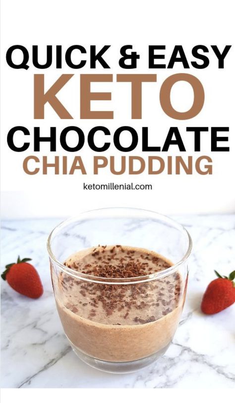 Keto Chocolate Chia Pudding, Chia Pudding Chocolate, Chia Pudding Coconut Milk, Chocolate Chia Pudding Recipes, بذور الشيا, Keto Chia Pudding, Cheap Keto, Chia Pudding Recipe, Pudding Chia