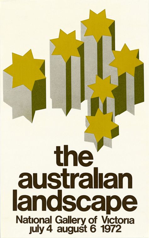 Australian graphic design showcased in National Gallery of Victoria posters – in pictures Cultural Poster, Lost Recipes, Interior Design Cafe, Graphic Design Showcase, Australian Culture, Australian Vintage, Exhibition Posters, Australian Landscape, Design Cafe