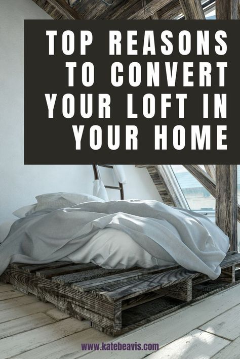 Do you need extra space? Here's Our Top Reasons to Convert Your Loft In Your Home #katebeavis Conservatory Conversion, New Bedroom, Extra Bedroom, Loft House, Loft Conversion, Big Houses, Do You Need, New Homes, Loft