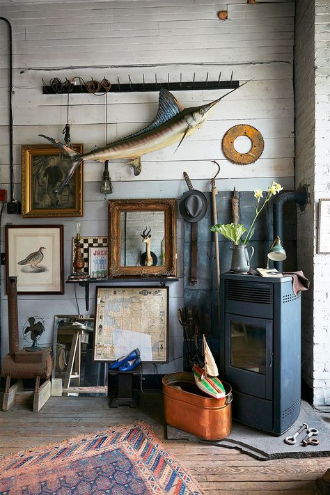 Nautical Interior, Fishermans Cottage, Shed Interior, Sea House, Coastal Cottage, Skagen, Lounge Room, Beach Cottages, Room Inspo