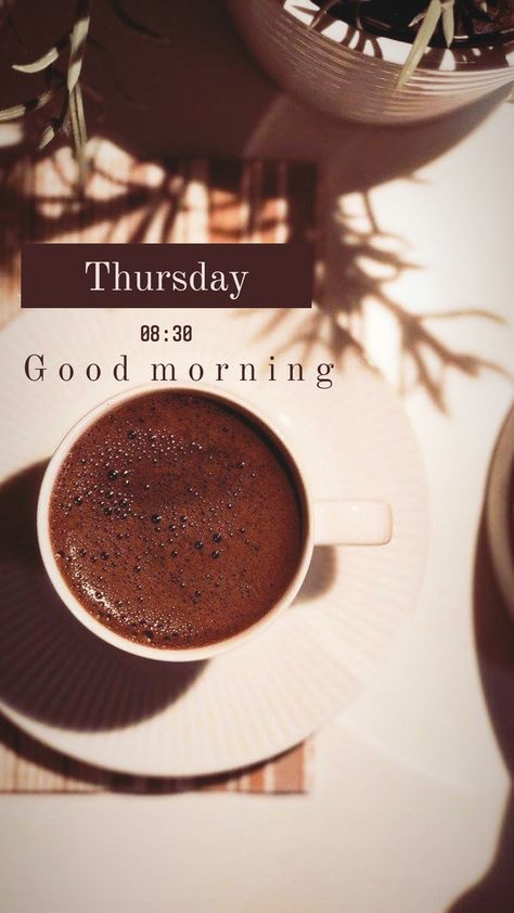 Thursday Morning Coffee, Morning Story Instagram, Coffee Thursday, Thursday Coffee, Morning Story, Instagram Coffee, Book Cafe, Thursday Morning, Morning Pictures