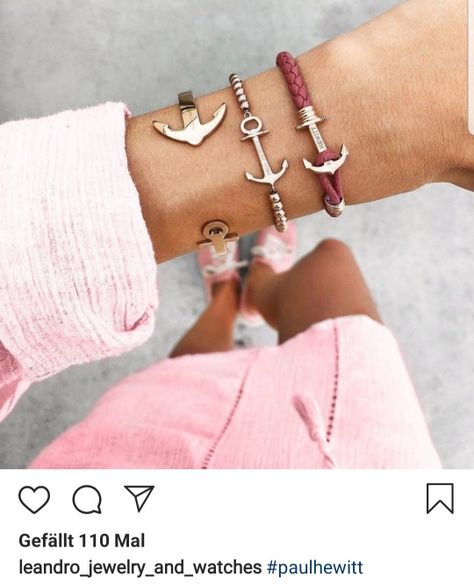 Raspberry Jewelry, Leather Anchor Bracelet, Paul Hewitt, Anchor Bracelet, Exclusive Jewelry, Jewelry Online Shopping, Colorful Bracelets, Gold Leather, High Quality Jewelry