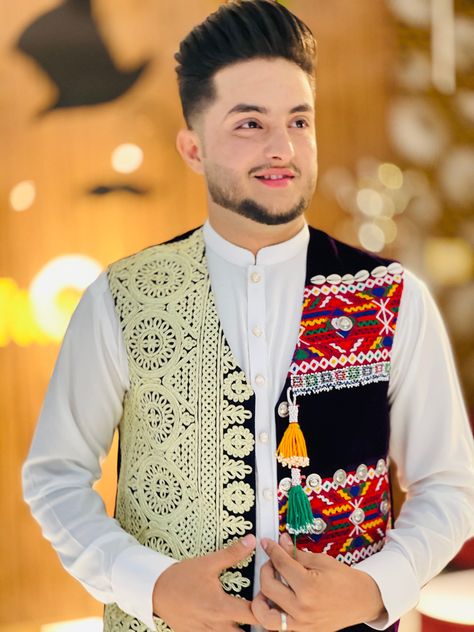 Groom Vest, Afghani Dress, Men Kurta, Collage Phone Case, Afghan Dresses, Best Poses For Men, Kurta Designs, Poses For Men, Vest Dress