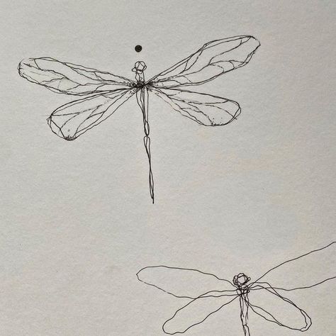 #tattoo #aesthetic #dragonfly Dragonfly Aesthetic Drawing, Cool Dragonfly Tattoo, Aesthetic Tattoo Ideas Drawings, Dragonfly One Line Tattoo, Dragonflies Tattoo Design, Dragonfly Sketch Tattoo, Tattoo Ideas Aesthetic Simple, Dragonfly Simple Tattoo, Untethered Tattoo