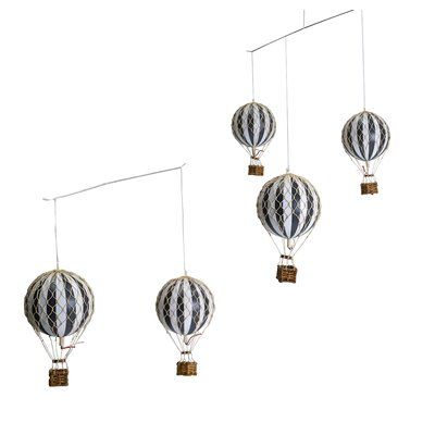 Harriet Bee Amee Balloon Mobile Hot Air Balloon Mobile, Air Balloon Nursery, Gender Neutral Decor, Mobiles For Kids, Balloon Basket, Balloon Mobile, Hot Air Balloon Decorations, Hot Air Balloon Nursery, Floating Balloons