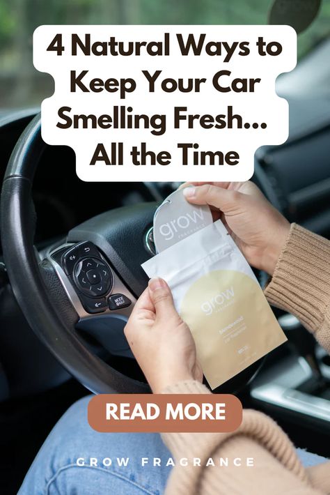 4 Natural Ways to Keep Your Car Smelling Fresh All the Time – Grow Fragrance Natural Odor Absorber, Eco Friendly Cars, House Smell Good, Car Smell, Clean Candle, Warm Fragrance, Car Cleaning Hacks, Smell Amazing, House Smell