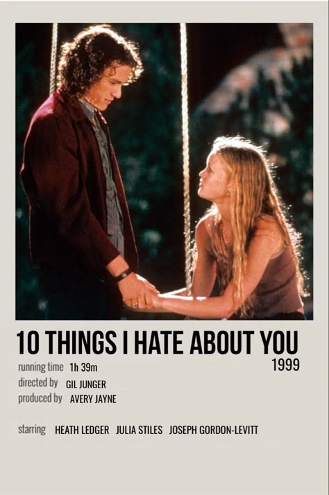 Movie Polaroids, Film Polaroid, Filmy Vintage, Movie Card, 10 Things I Hate About You, Iconic Movie Posters, Movie Wall, Polaroid Posters, Film Posters Minimalist