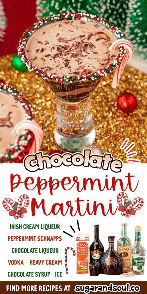 Christmas Chocolate Martini, Peppermint Chocolate Martini, Peppermint Mocha Martini, Peppermint Chocolate Martini Recipe, Chocolate Cherry Martini, Peppermint Bark Martini, Peppermint Espresso Martini, Chocolate Peppermint Martini, Peppermint Martini Recipe