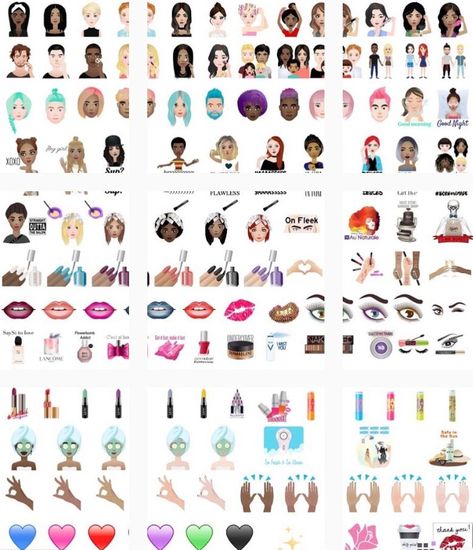 beauty-emojis Makeup Emojis, Vogue Beauty, A Thing, Face Mask, Skin Care, Vogue, Mask, Skin, Nails