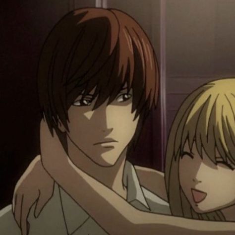 Cute Matching Profile Pictures, Light And Misa, Match Profile, Misa Amane, Anime Head, Light Yagami, Matching Profile, Cute Matching, Cute Anime Profile Pictures