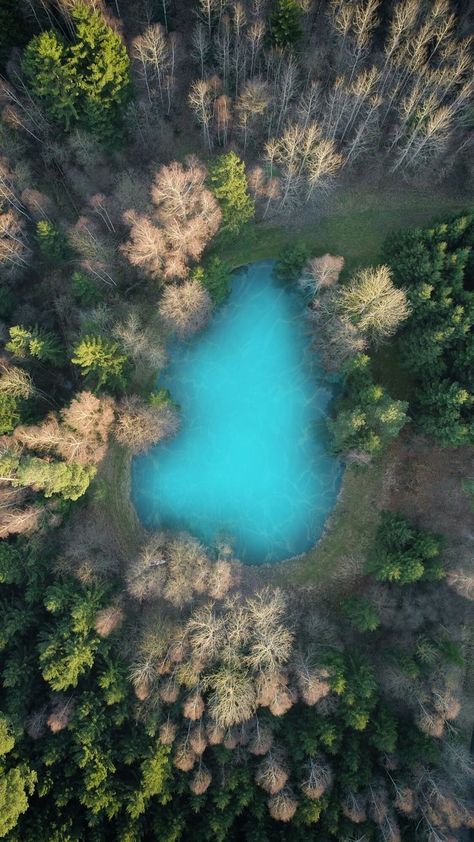 The drone image shows the Heart Lake [hidden inside the Trees] clearly!  A.I Pond Birds Eye View, Aerial Photography Drone, Aerial Images, Drone Images, Whatsapp Wallpaper, Aerial Drone, Sky View, Drone Photos, Aerial Photo