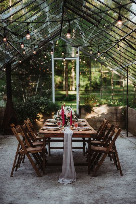 Boho Garden Wedding, Greenhouse Venue, Pink Wedding Decorations, Spring Garden Wedding, Greenhouse Garden, Blue Weddings, Garden Wedding Reception, Wedding Styled Shoot, Romantic Garden Wedding