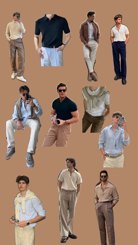 Casual Old Money Outfit Men, Old Money Style Outfits Men, Old Money Outfit Men, Outfit Cowo, Old Money Outfit, Money Outfit, Men Stylish Dress, Elegante Casual, Old Money Style