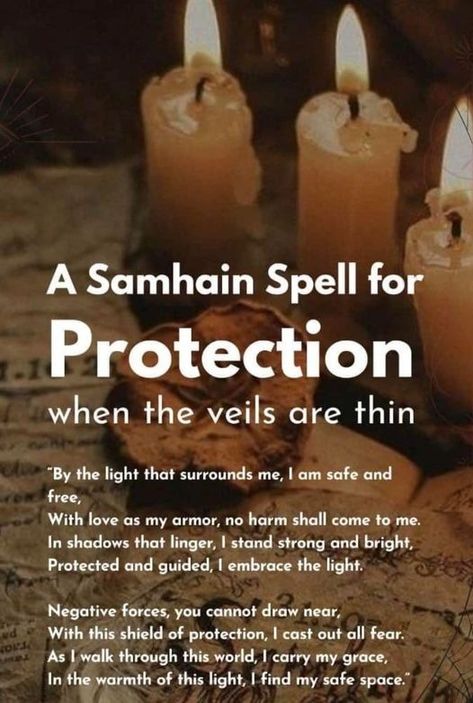 (20+) Lunasea Tarot & Magick | Facebook Protection Water Witchcraft, Samhain Mantra, Cinnamon In Doorway Spell, Protection From Gossip Spell, Spell For New Year, Halloween Witch Spells, Samhain Protection Spell, Samhain Spells Witchcraft, New Moon Spells Love