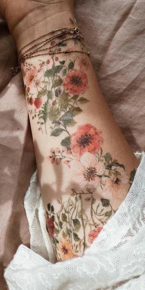 Small Flower Tattoos For Women, Tattoos Masculinas, Tattoo Diy, Kunst Tattoos, Floral Tattoos, Epic Tattoo, Summer Tattoo, Men Tattoos, Small Flower Tattoos