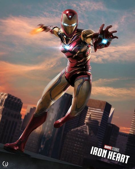 Iron Heart Iron Heart Marvel, Morgan Stark, Hulk Avengers, Iron Man Tony Stark, Marvel Artwork, Marvel Images, Iron Heart, Avengers Wallpaper, Marvel Iron Man