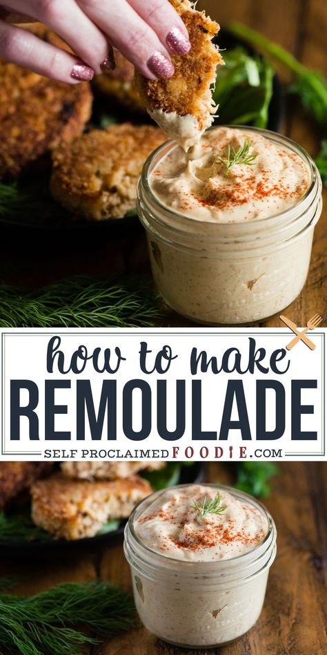 Creole Remoulade Sauce, Aoli Recipe For Crab Cakes, What To Serve With Crab Cakes Dinners, Crab Cakes And Sides, Sandwich Dipping Sauce, Remoulade Sauce Recipe Crab Cakes, Dipping Sauce For Crab Cakes, Shrimp Dipping Sauce Easy, Fish Dipping Sauce Recipe