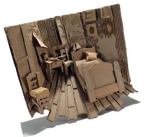 Replicate a famous artwork in relief sculpture using recycled materials Art Highschool, Cardboard Fort, Cardboard Relief, Nespresso Diy, Artwork Interior, Sculpture Lessons, Master Art, Cardboard Sculpture, Amazing Artists