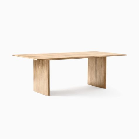 Anton Solid Wood Dining Table | West Elm Anton Dining Table, Birch Dining Table, West Elm Dining Table, Dining Room Table Settings, Traditional Dining, Expandable Dining Table, Metal Dining Table, Serving Table, Marble Dining