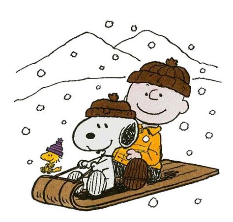 Woodstock, Snoopy and Charlie Brown riding on a sled Snoopy Winter, Snoopy Cartoon, Peanuts Comic Strip, Dog Fun, Snoopy Images, Peanuts Cartoon, Peanuts Characters, Snoopy Wallpaper, Snoopy Quotes