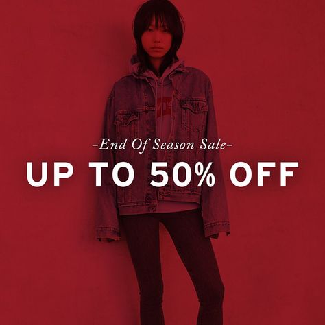 You’ve been missing out. . Get up to 50% off on everything at our end of season sale #Levis #Clothing #Fashion #Apparels End Of Season Sale Poster, End Of Season Sale Creative, Banner Reference, Clothing Shoot, Poster Sale, Mirror Photography, Sale Banner, End Of Season Sale, Advertising Poster