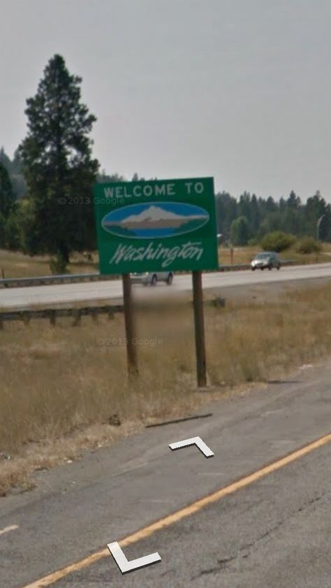 Washington: I-90 (Exit 299--State Line) Google Street View, Highway Signs, The Globe, Road Trip, Washington, Street View, This Is Us, Quick Saves, Mexico