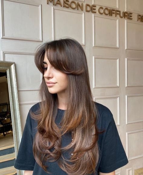 Butterfly Haircut, Haircuts For Long Hair With Layers, Hair Inspiration Long, Fall Hair Cuts, Trendy Hairstyle, Coarse Hair, Haircuts Straight Hair, Haircuts For Medium Hair, Long Layered Hair