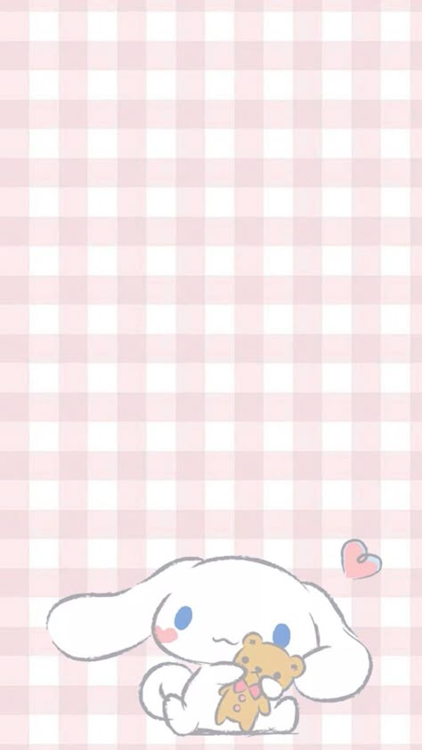 Cinnamon Bunny Hello Kitty, Cinnamon Sanrio Wallpaper, Cinnaroll Sanrio Wallpaper, Cinnamonroll Wallpaper, Coquette Lockscreen, Cinnamoroll Wallpaper, Rilakkuma Wallpaper, Kawaii Wallpapers, Pink Wallpaper Hello Kitty