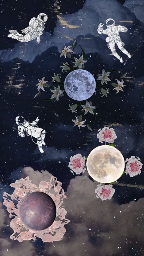 a universe imbedded in flowers #planets #plantaesthetic #flowers #flower #floweraesthetic 3d Sanrio, Animal Illustration Art, Cartoon Flowers, Plant Aesthetic, Iphone Wallpapers, Flower Wallpaper, Animal Illustration, Oil Pastel, Pretty Wallpapers