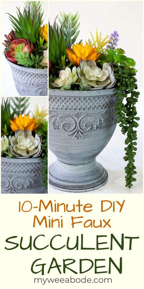 Succulent Arrangements Diy, Artificial Succulent Arrangements, Red Succulents, Succulent Planter Diy, Fake Succulents, Diy Arrangements, Hanging Succulents, Flower Pots Outdoor, Succulents Decor