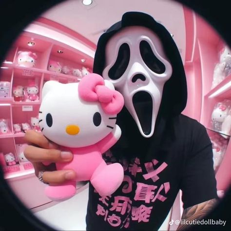 ・✦ʚ𝓜𝓮𝓵𝓸𝓭𝔂ɞ✦・ (@kawa11._.k1tty1) | TikTok Scream Pfp, Ghost Face Wallpaper Aesthetic, Cat Tattoo Ideas, Hello Kitty Y2k, Ghostface Scream, Wanderer Art, Hello Kitty Characters, Hello Kit, Hairless Cat