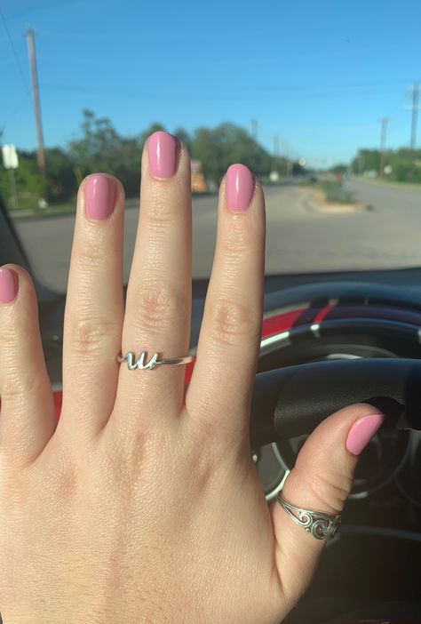 Pink nails!! #Easter #Pink #PinkPurpleish  More purplish pink without the sun hitting them. 💅🏻✨💖 Nails Easter, Pink Nails, Pink Purple, The Sun, Easter, Engagement Rings, Sun, Nails, Pink