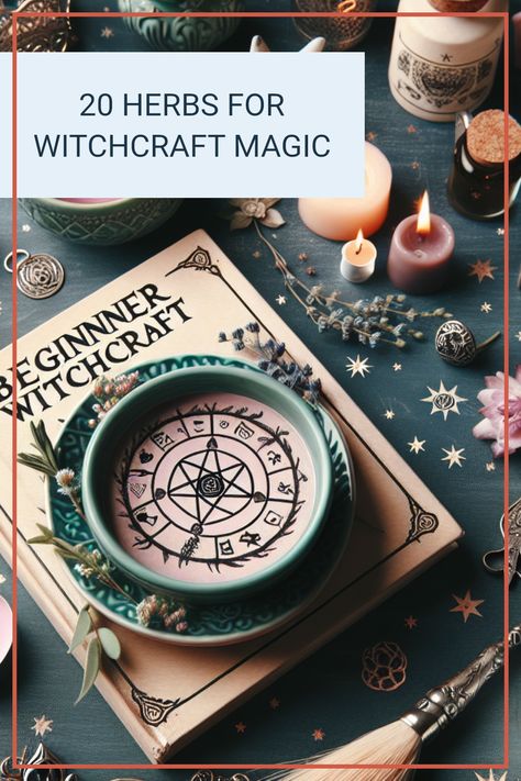 Ever wondered which herbs make magic in witchcraft? Discover 20 powerful herbs that practitioners commonly use to amplify spells, rituals, and healing practices. These herbs connect you with nature’s energies! Whether you’re a beginner or experienced witch, these easy-to-find plants will enhance your magical practice. From sage and rosemary to lavender and mugwort, each herb carries its own unique properties that can help in divination, protection, and love spells. Join the fun of brewing your own potions today and see just how much impact these special plants can have in your craft! Mugwort Witchcraft, Herbs For Witchcraft, Sage And Rosemary, Witchcraft Movie, Special Plants, Witchcraft Shop, Witchcraft Magic, Witch Herbs, Harvesting Herbs