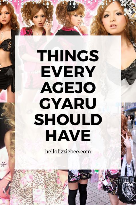 Agejo Gyaru Staples: 16 Things You Should Have - Hello Lizzie Bee Gyaru Icon, Gyaru Substyles, Gyaru Agejo, Gyaru Clothes, Hostess Club, Agejo Gyaru, Hair Curlers Rollers, Gyaru Makeup, Clear Healthy Skin