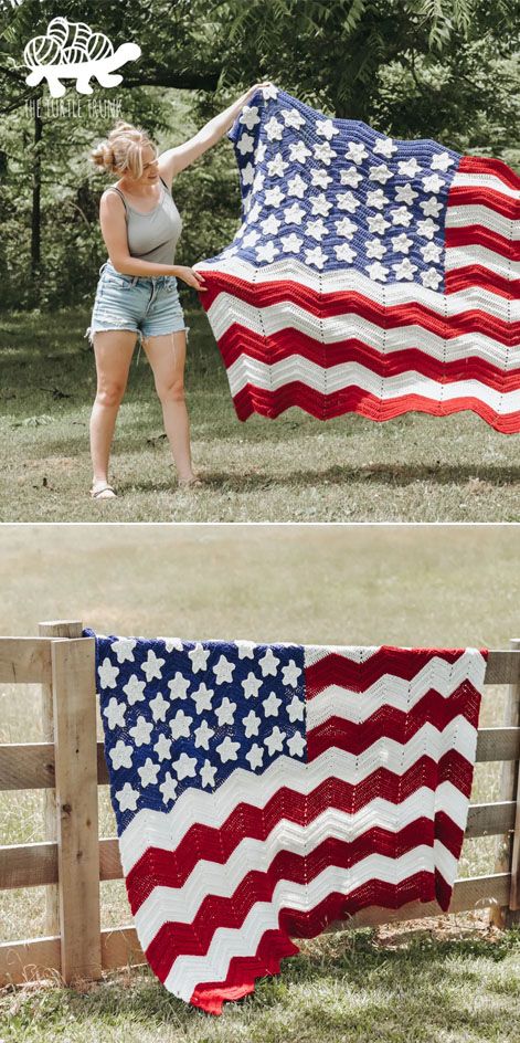 Patriotic Crochet Blanket Patterns Free, 4th Of July Crochet Ideas, Crochet Fourth Of July Patterns, Crochet Fourth Of July, Patriotic Crochet Patterns, Fourth Of July Crochet, Crochet 4th Of July, 4th Of July Crochet, Abstract Crochet