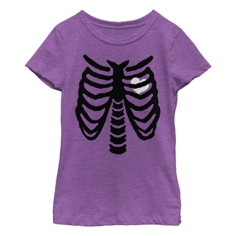 No bones about it, all the ghosts and ghouls are trying to get their paws on the Lost Gods Skeleton Rib Cage Love T-Shirt! A bright heart is printed within a rib cage on the front of this skeleton shirt. Scene Shirts, Skeleton Rib Cage, No Bones About It, Scene Shirt, Scene Outfits, Gods Girl, Love T, Scene Fashion, Scene Kids