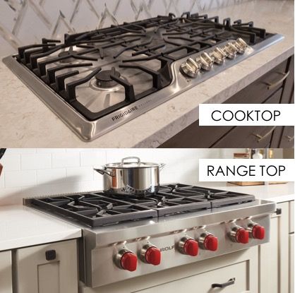 New Kitchen: Range vs Range top/Double Ovens - House of Hargrove Wall Oven Or Range, Double Oven With Stove Top, Wall Oven Vs Range, Range Tops Gas, Ranges Kitchen Ideas, Viking Stove Kitchen Double Ovens, Range Top Kitchen, Stoves And Ovens, Rangetop Kitchen