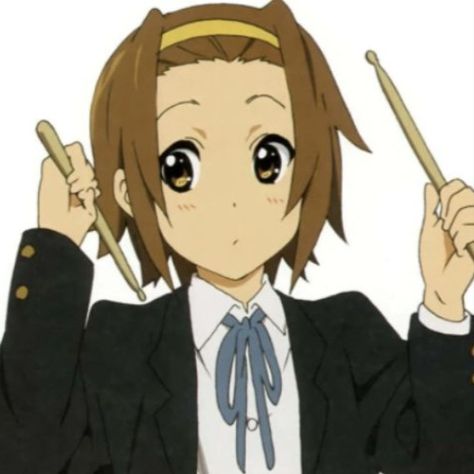 ritsu! (k-on) K-on Ritsu, K-on Icons, Ritsu Tainaka, Tamako Market, K On, Alien Stage, Instagram Layout, Madoka Magica, Lucky Star