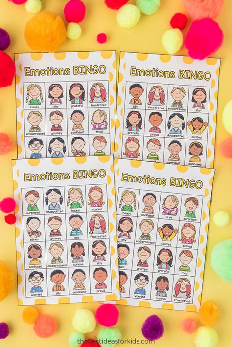 Free Printable Emotions Bingo Emotions Group Activity, Emotions Memory Game Free Printable, Emotion Bingo Free Printable, Feelings Bingo Free Printable, Emotions Bingo Free Printable, Emotions Matching Game Free Printable, Free Printable Emotion Cards, Emotion Activity Preschool, Preschool Emotions Theme