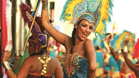 Island festivals offer vibrant cultural displays: Travel Weekly Calypso Music, Carnival Parade, Willemstad, Caribbean Vacations, Lionel Richie, The Carnival, Lenny Kravitz, Caribbean Travel, Diana Ross