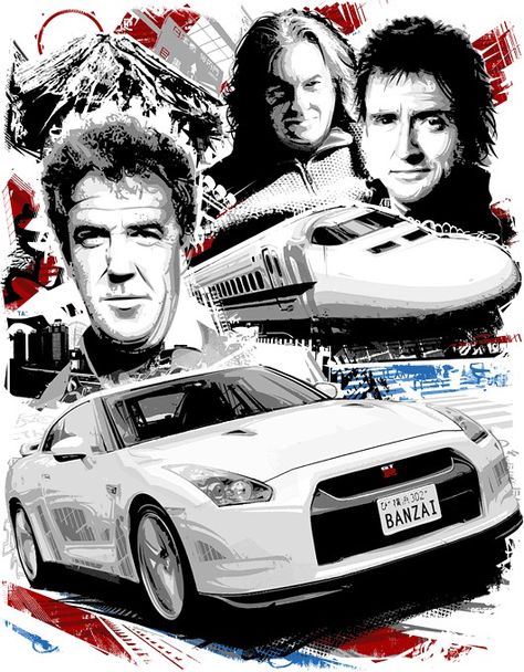 cool picture of the cast of topgear Top Gear Funny, Vibey Bedroom, The Stig, Clarkson Hammond May, Top Gear Uk, Richard Hammond, James May, Jeremy Clarkson, Great Tv Shows