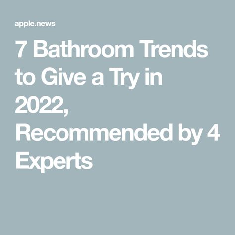 7 Bathroom Trends to Give a Try in 2022, Recommended by 4 Experts Art Deco Lines, Pretty Bathrooms, Toilet Paper Roll Holder, Laundry Room Remodel, Hall Bathroom, Single Candle, Living Room Trends, Emily Henderson, Big Bathrooms