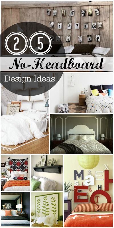 25 No-Headboard Design Ideas | @Remodelaholic #home #design #bed #bedroom #decor #wall #headboard No Headboard Bed Ideas The Wall, Beds With No Headboard, Bedroom Decor No Headboard, No Headboard Bed Ideas, Bedroom Ideas No Headboard, No Headboard Ideas, No Headboard Ideas Bedroom, Beds Without Headboards Ideas, Headboard Design Ideas