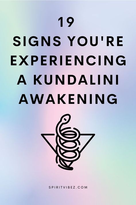 19 Signs You're Experiencing a Kundalini Awakening Kundalini Awakening Tattoo, Kundalini Symptoms, Kundalini Quotes, Symptoms Of Kundalini Awakening, Kundalini Awakening Art, What Is Kundalini, Kundalini Awakening Symptoms, Kundalini Tattoo, Kundalini Shakti