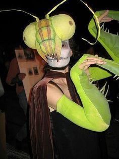 Pray Mantis Costume, Preying Mantis Costume, Praying Mantis Costume, Insect Costume, Diy Fantasia, James And Giant Peach, Bug Costume, The Giant Peach, Praying Mantis