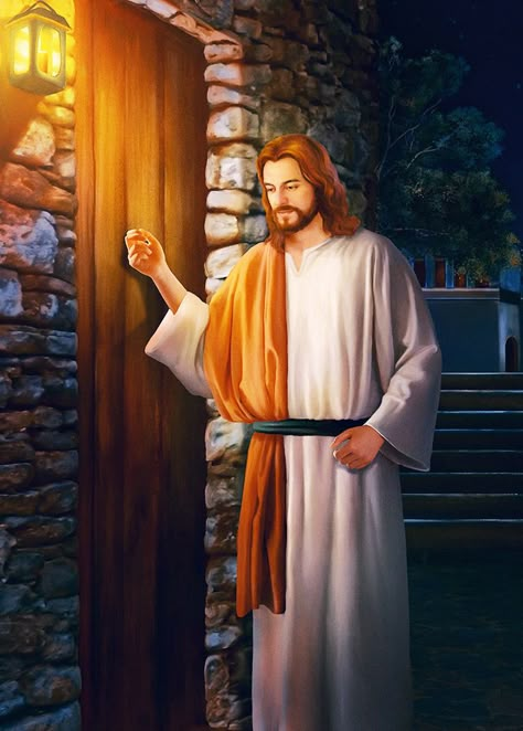 Two thousand years ago, the Lord Jesus prophesied, "And at midnight there was a cry made, Behold, the bridegroom comes; go you out to meet him" (Matthew 25:6). "Behold, I stand at the door, and knock: if any man hear my voice, and open the door, I will come in to him, and will sup with him, and he with me" (Revelation 3:20). #Christian_Movies #Christian_Films #Movies #Films #Christian #God #Christian #true_faith #Believe_in_God #faith_in_God #Knowing_God #Prayer #Trust_in_God #prayer_of_faith Woord Van God, Jesus Second Coming, Jesus Christ Painting, Jesus Return, Bible Images, Pictures Of Jesus, Jesus Photo, Jesus Christ Art, Christian Movies