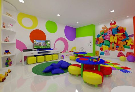 Kids Salon, Preschool Designs, Kids Backyard Playground, Daycare Decor, Preschool Decor, Daycare Design, Preschool Rooms, Kindergarten Classroom Decor, Dental Office Decor